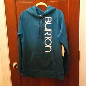 Ladies Burton Blue Ombre Size Large Hoodie
